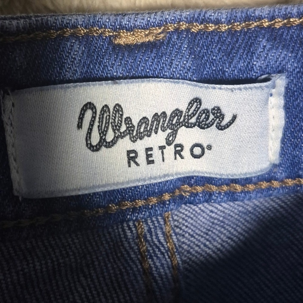 Wrangler Retro High Rise Trouser Jeans Medium Wash 112352979 27x36 Womens - Picture 2 of 5